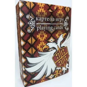 Serbia Playing Cards Red - image of product number: 1