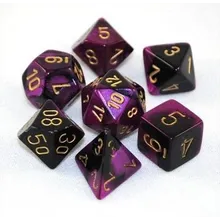 Preporučeni proizvod:  Chessex Gemini Black Purple with Gold