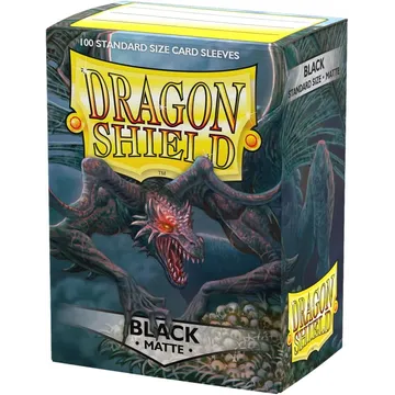 Dragon Shield Standard Black Matte Sleeves - image of product number: 1