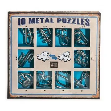 10 Metal Puzzles Blue - slika proizvoda pod brojem: 1
