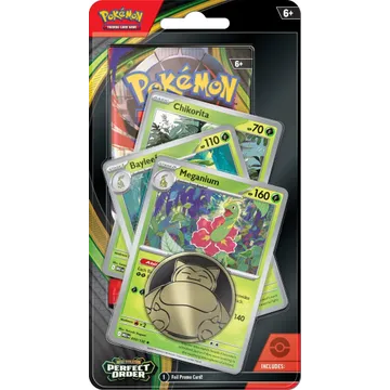 Pokemon TCG Mega Evolution Perfect Order Premium Checklane Blister Meganium - slika proizvoda pod brojem: 1