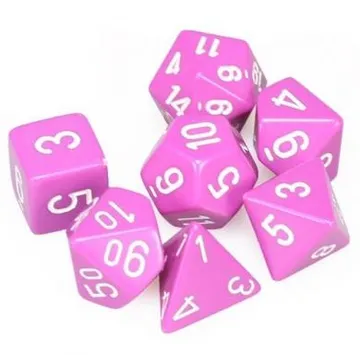 Chessex Opaque Light Purple with White - slika proizvoda pod brojem: 1