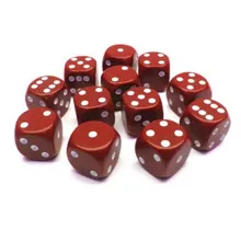 Preporučeni proizvod:  Chessex Opaque Red with White 16mm D6 Dice Block (12 Dice)