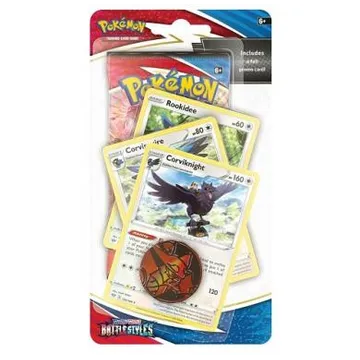 Pokemon TCG Sword & Shield Battle Styles Premium Checklane Blister (Rookidee) - slika proizvoda pod brojem: 1
