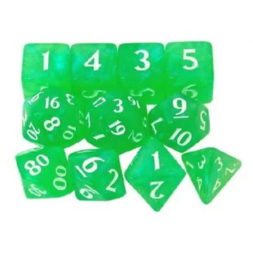 Eclipse 11- Dice Set Lime Green - slika proizvoda pod brojem: 1