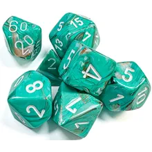 Recommended product: Chessex Marble Oxi-Copper with White