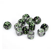 Preporučeni proizvod:  Chessex Gemini Black Grey with Green 16mm D6 (12 Dice)