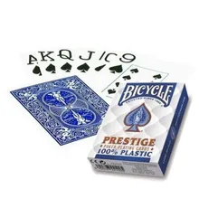 Recommended product: Bicycle Prestige Jumbo Index 100% Plastic Blue