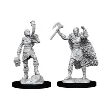D&D Nolzur's Marvelous Miniatures Human Female Barbarian - slika proizvoda pod brojem: 1