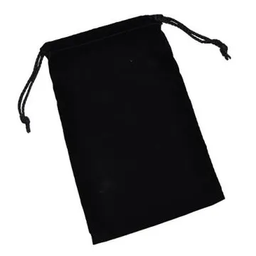 Large Suedecloth Dice Bag Black - image of product number: 1