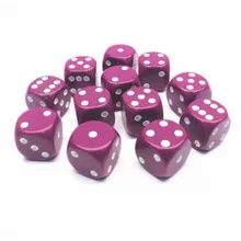 Recommended product: Chessex Opaque Light Purple with White 16mm D6 Dice Block (12 Dice)