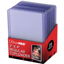 Recommended product: 3x4" Clear Regular Toploader Pack