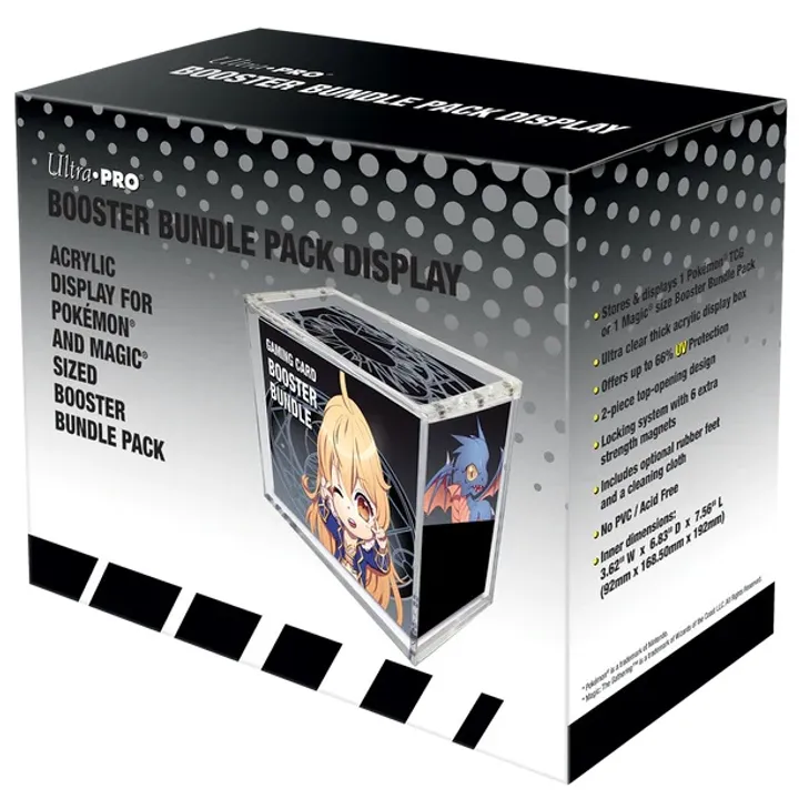 pokemon booster box case dimensions Platinum Protectors for Japanese Expansion With flat surfaces and sleek Ultra Pro Acrylic Booster Box